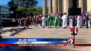 First responders honored during "Blue Mass"