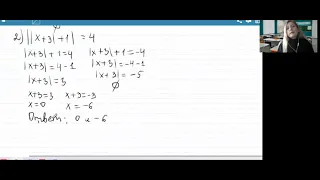 Уравнения с модулем. Математика 6 класс