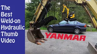 Yanmar Vio15 Weld-On Hydraulic Thumb