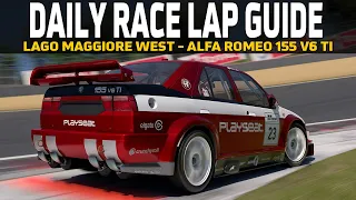 Gran Turismo 7 Daily Race Lap Guide - Lago Maggiore West - Alfa Romeo 155 V6 TI