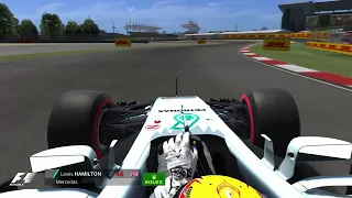 F1 2017 Lewis Hamilton Chinese GP Onboard | Assetto Corsa