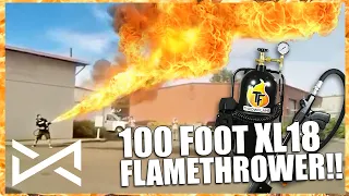 100ft Flamethrower from X Products!!!