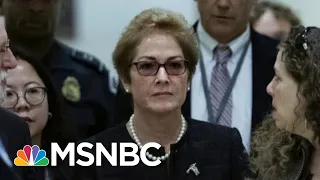 Impeachment Witness Lays Out White House Campaign Against Her | The 11th Hour | MSNBC