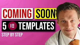 Create Coming Soon Pages in Elementor - 5 Templates Free download