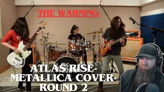 ATLAS RISE - METALLICA COVER - THE WARNING ROUND #2!  KICKED IN THE CHEST AGAIN!!