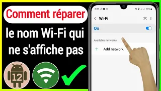 Comment réparer le nom Wi-Fi ne s'affiche pas sur Android