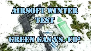 Airsoft Winter-Test - Green Gas vs. CO2