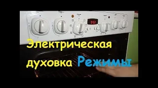 Как пользоваться электрической духовкой?Основные режимы