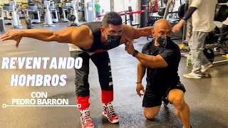 REVENTANDO HOMBROS CON PEDRO BARRON EN GOLD’S GYM!