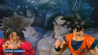 Ultimate Saiyan Vs Saiyan Evolved (Stop Motion) (2023)