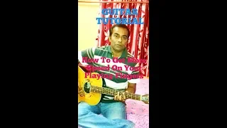 GUITAR TUTORIAL HOW TO GET MORE SPEED ON YOUR PLAYING FINGERS SUBRATO DASGUPTA