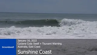 Cyclone Cody Swell + Tsunami Warning - Sunshine Coast Surf