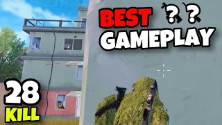 BEST GAMEPLAY WITH BEST COMBO!!! | 28 KILL SOLO VS SQUAD | PUBG MOBILE