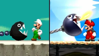 Evolution of Chain Chomp Levels New Super Mario (2006-2022)