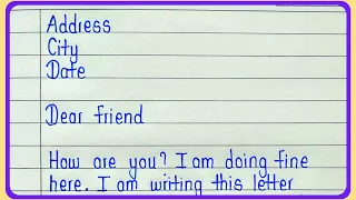 Write a letter to friend about summer vacation || Summer vacation letter || Informal letter