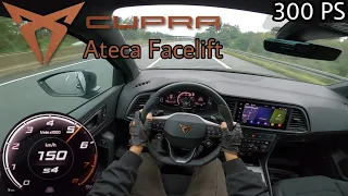 2021 Cupra Ateca FL 2.0 TSI (300 PS)  POV Testdrive AUTOBAHN Beschleunigung & Speed