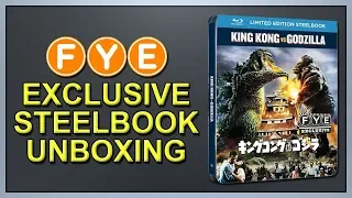 King Kong vs. Godzilla FYE Exclusive Blu-ray SteelBook Unboxing
