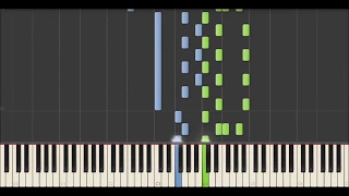 Yann Tiersen - Les Grandes Marées (Synthesia Tutorial)