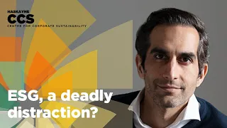 Is ESG really a deadly distraction? | A discussion with Tariq Fancy and Yrjo Koskinen
