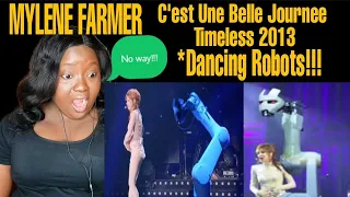 Mylene Farmer - C'est Une Belle Journée(Timeless 2013)|Dancing Robots!!!