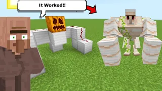 How To Summon A Super Iron  Golem In Minecraft!