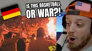 USA vs Europe Basketball Fans (American Reaction)