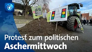 Kundgebungen der Parteien zum politischen Aschermittwoch – Veranstaltung der Grünen abgesagt