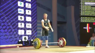Людмила Псыщаница (BLR) - Women 55kg, Group B, IWF World Championships, Ashgabat 2018