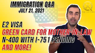 Live Immigration Q&A With Attorney John Khosravi July 21, 2021