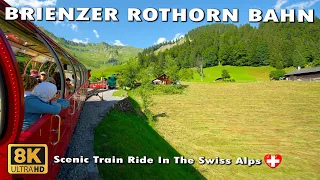 Brienz Rothorn Bahn World’s Most Beautiful Train Ride In Switzerland 8K 🇨🇭