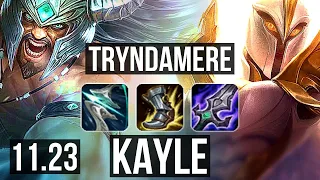 TRYNDA vs KAYLE (TOP) | 6 solo kills, 1.0M mastery, Dominating | BR Diamond | 11.23