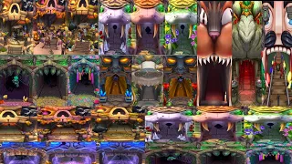 Temple Run 2 All Maps in 1 Frame