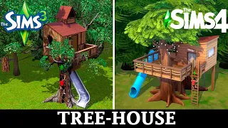 ♦ Tree-House ♦ Sims 3 vs Sims 4