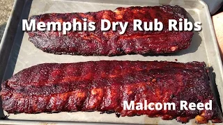 Memphis Style Rib Recipe | How to smoke Memphis Style Dry Rub Ribs Malcom Reed HowToBBQRight