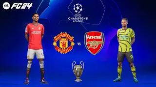 EA SPORTS FC 24 | Manchester United VS Arsenal | UEFA Champions League Final | Wembley Stadium | PS4