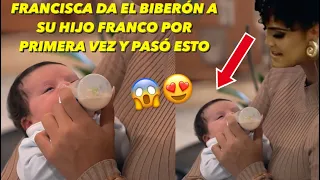 Francisca Lachapel En Shock Le Da El Biberón A Su Hijo Franco Por Primera Vez y Pasó Esto 😱😍