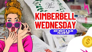 5/15/24 - Kimberbell Wednesday - Save the Date Pillow Red White & Blue