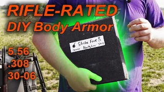DIY Homemade Body Armor THAT WORKS: STOPS 5.56 💥 308 💥 30-06