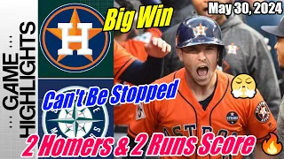 Houston Astros vs Seattle Mariners [FULL GAME] | May 30, 2024 | Can't Be Stopped [Astros Big Win] 🔥
