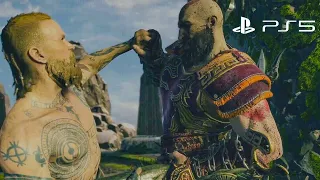 God Of War | Segundo encuentro contra Baldur | Pelea en dragón | 4K 60FPS | PS5 | God of War 4