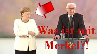 ZITTERANFALL: Was ist mit Angela Merkel? Hat sie Parkinson?