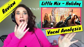 Singing Teacher Reacts Little Mix - Holiday | Wow! They are...