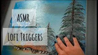 [ASMR] Late-night Lofi Triggers (lofi, whispering, tapping, scratching)