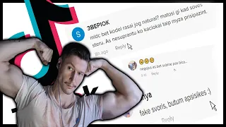 Skaitom mano TikTok'o komentarus | Kaip pastiprinti "bench presą"?