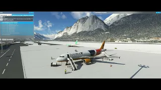 FS2020 - Fenix A320 Ceo - Innsbruck (LOWI) - Zurich (LSZH) - Reassignment Runway 28 naar Runway 34