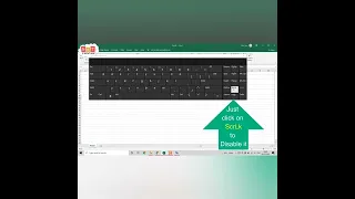 Remove Scroll Lock in Excel #shorts #msexcel #excel