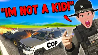 TROLLING KID COPS ON GTA 5 RP