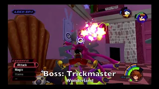 KH Final Mix (KH HD I.5 + II.5 ReMIX - PS4) - Wonderland - Boss: Trickmaster