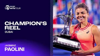 How Dubai champion Jasmine Paolini won the BIGGEST title of her career! 🏆