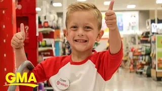 5-year-old's birthday wish to become a Target employee for a day comes true l GMA Digital